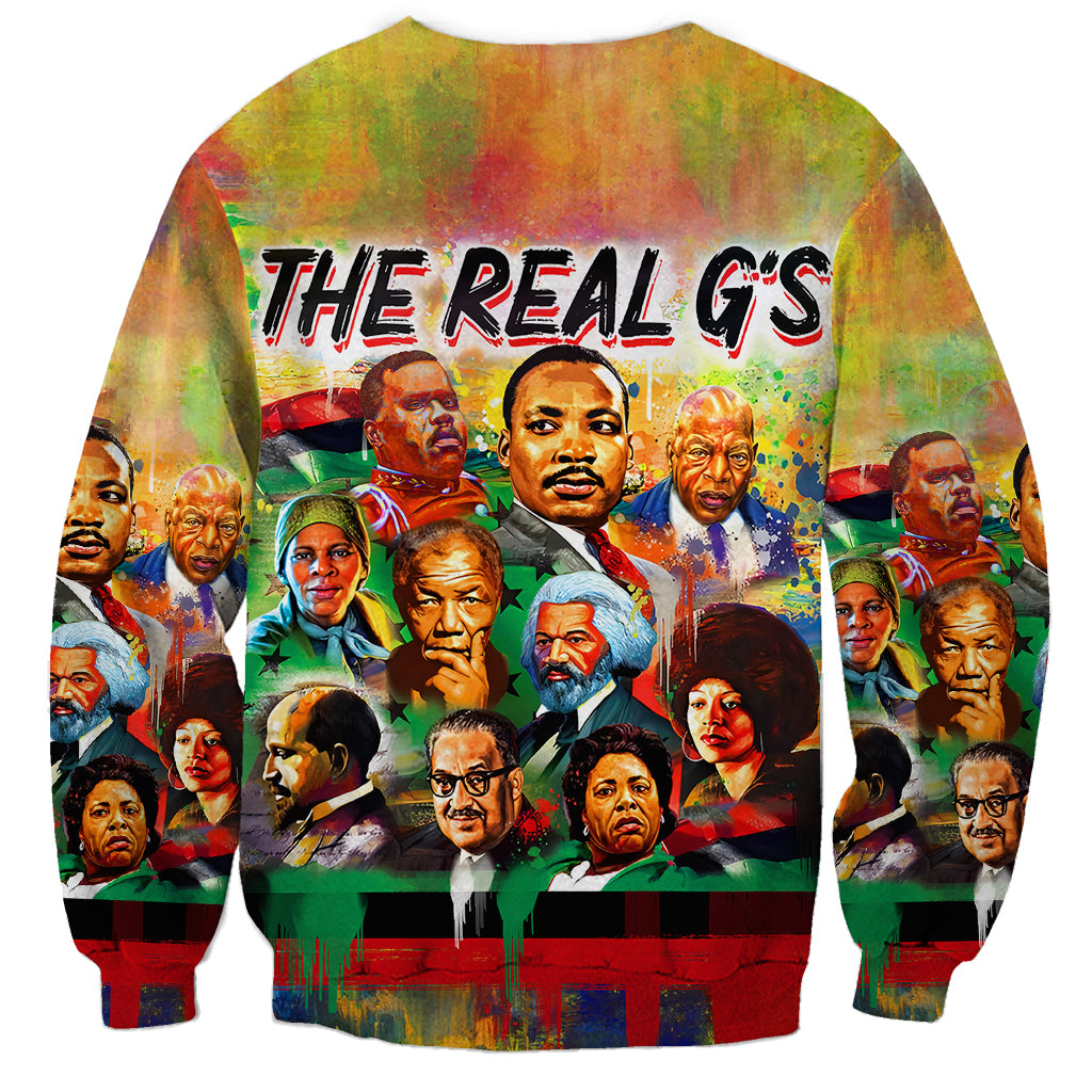 The Real G's Sweatshirt Civil Rights Leaders - Wonder Print Shop