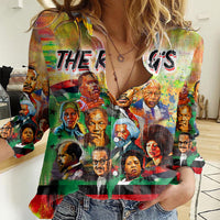 The Real G's Women Casual Shirt Civil Rights Leaders - Wonder Print Shop