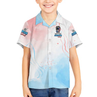 Skull Girl Family Matching Off Shoulder Long Sleeve Dress and Hawaiian Shirt Never Fck Given - Wonder Print Shop