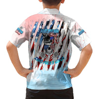 Skull Girl Family Matching Summer Maxi Dress and Hawaiian Shirt Never Fck Given - Wonder Print Shop