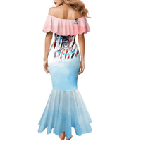 Skull Girl Mermaid Dress Never Fck Given - Wonder Print Shop