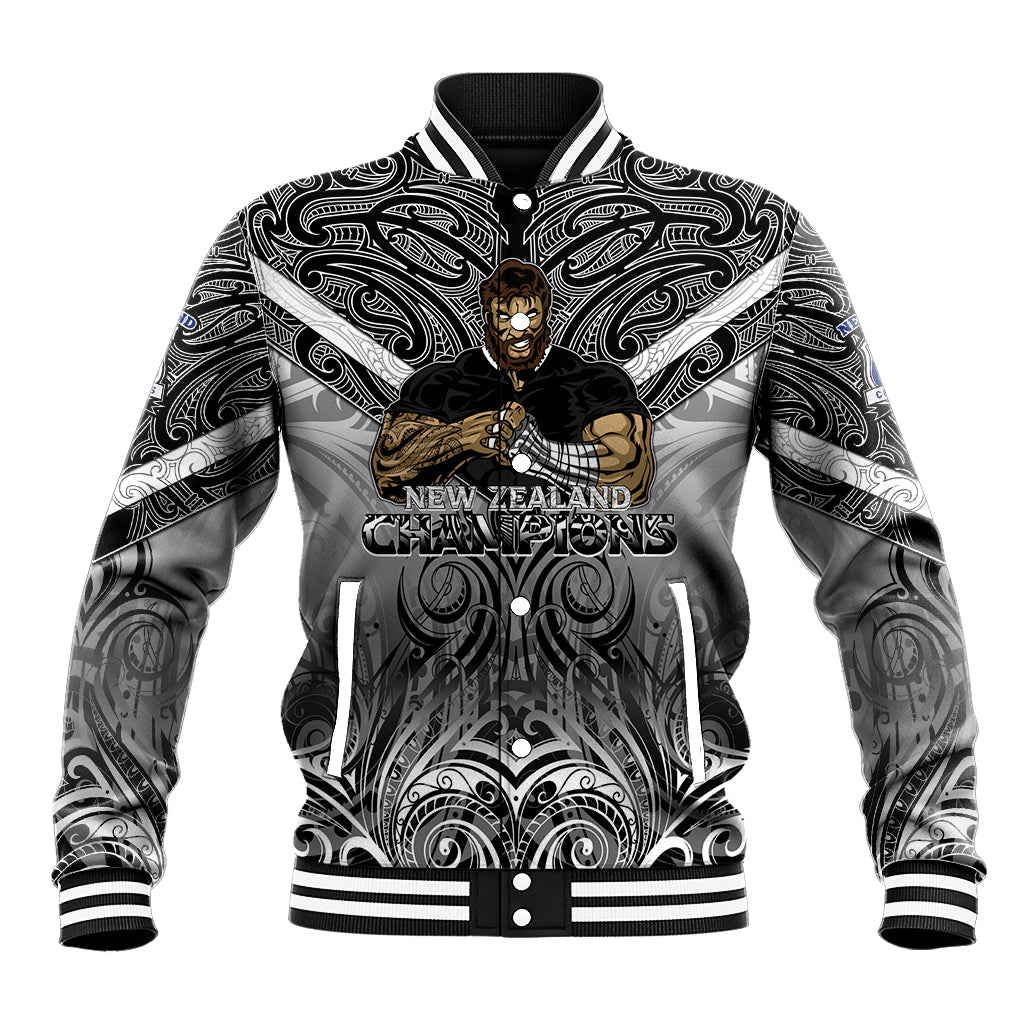 New Zealand Baseball Jacket Rugby Aotearoa Champions - Wonder Print Shop