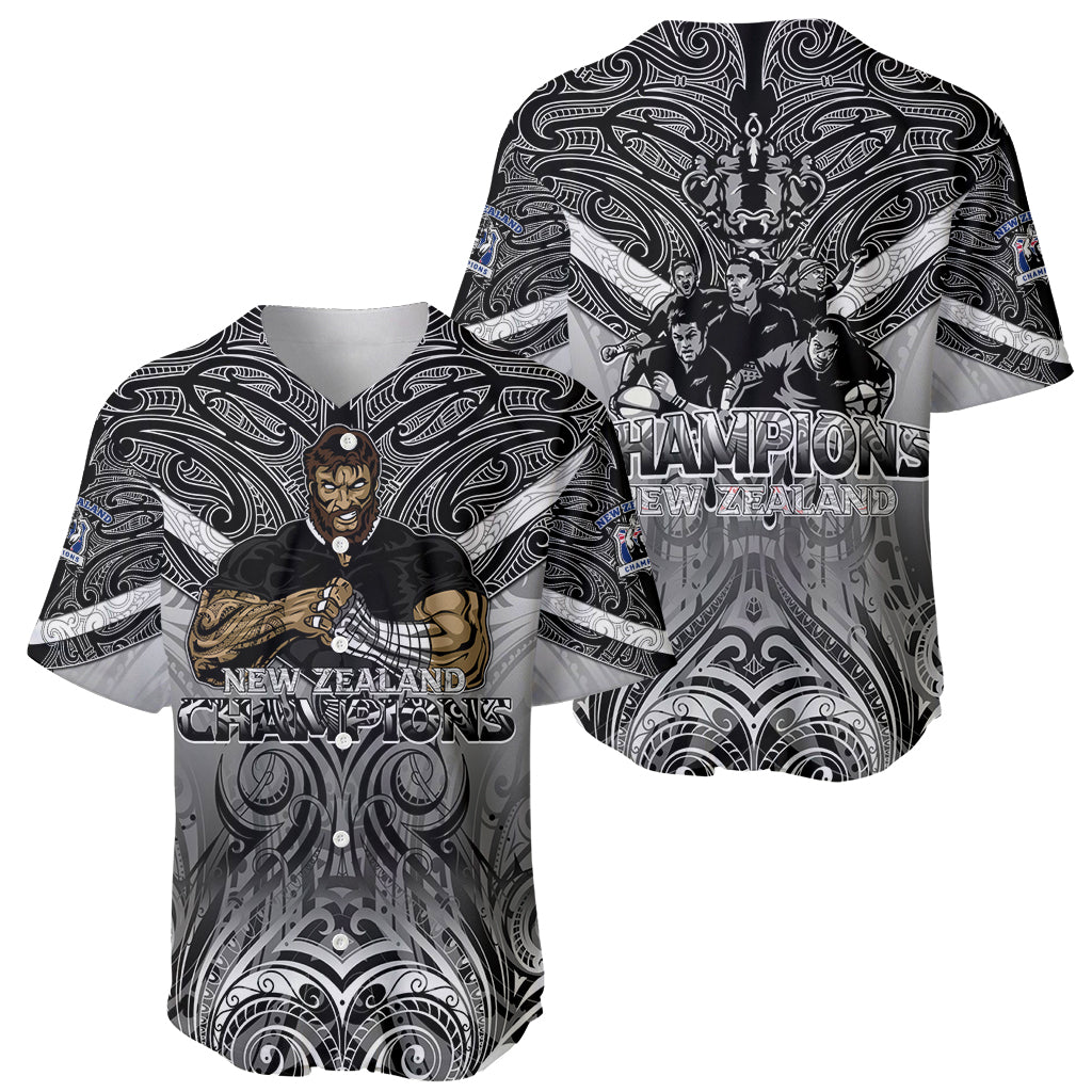 New Zealand Baseball Jersey Rugby Aotearoa Champions - Wonder Print Shop