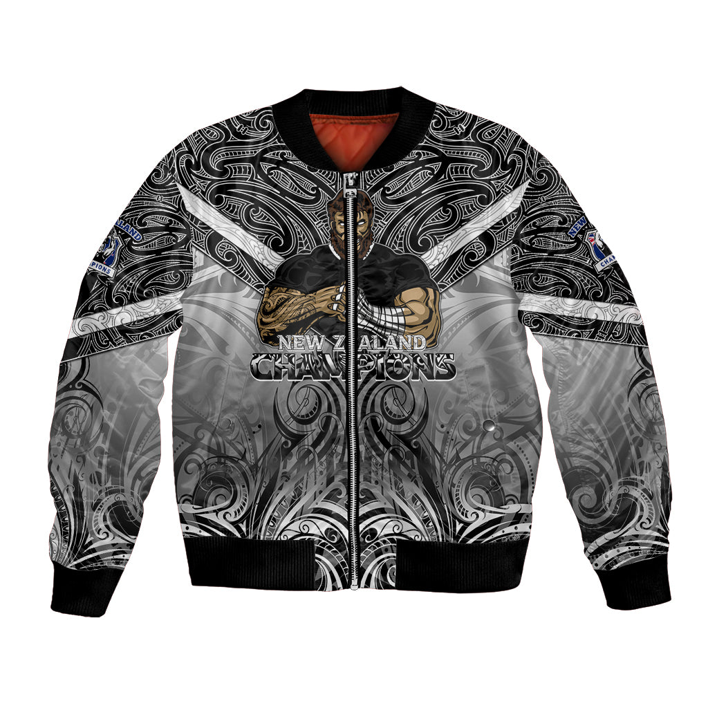 New Zealand Bomber Jacket Rugby Aotearoa Champions - Wonder Print Shop