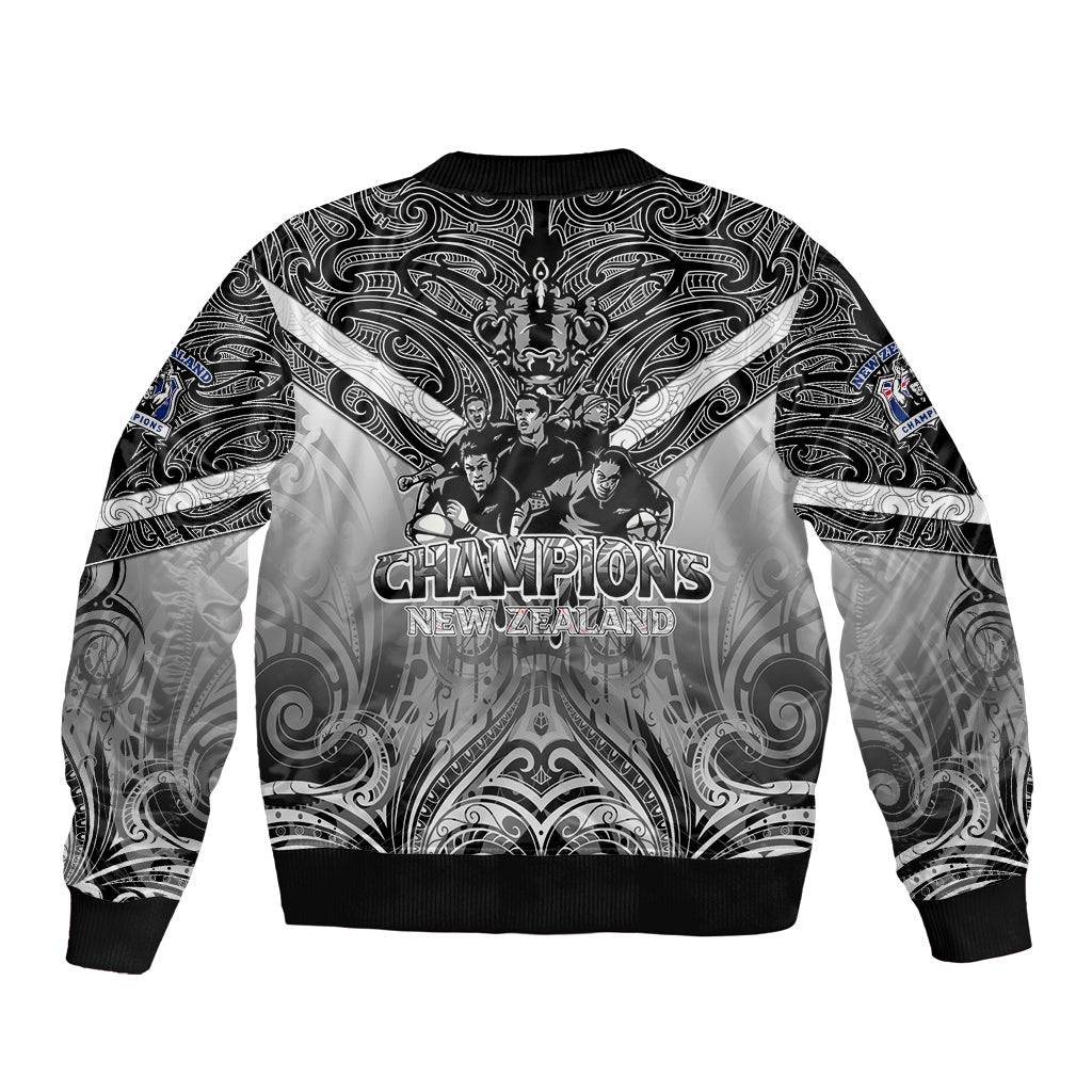 New Zealand Bomber Jacket Rugby Aotearoa Champions - Wonder Print Shop