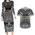 New Zealand Couples Matching Long Sleeve Bodycon Dress and Hawaiian Shirt Rugby Aotearoa Champions - Wonder Print Shop