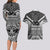 New Zealand Couples Matching Long Sleeve Bodycon Dress and Hawaiian Shirt Rugby Aotearoa Champions - Wonder Print Shop