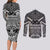 New Zealand Couples Matching Long Sleeve Bodycon Dress and Long Sleeve Button Shirt Rugby Aotearoa Champions - Wonder Print Shop
