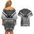 New Zealand Couples Matching Off Shoulder Short Dress and Hawaiian Shirt Rugby Aotearoa Champions - Wonder Print Shop