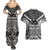 New Zealand Couples Matching Summer Maxi Dress and Hawaiian Shirt Rugby Aotearoa Champions - Wonder Print Shop