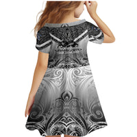 New Zealand Family Matching Mermaid Dress and Hawaiian Shirt Rugby Aotearoa Champions - Wonder Print Shop