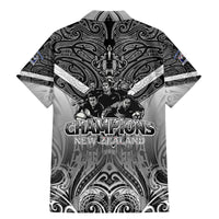 New Zealand Family Matching Mermaid Dress and Hawaiian Shirt Rugby Aotearoa Champions - Wonder Print Shop