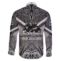 New Zealand Family Matching Short Sleeve Bodycon Dress and Hawaiian Shirt Rugby Aotearoa Champions - Wonder Print Shop