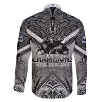 New Zealand Family Matching Summer Maxi Dress and Hawaiian Shirt Rugby Aotearoa Champions - Wonder Print Shop
