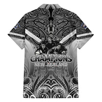 New Zealand Family Matching Tank Maxi Dress and Hawaiian Shirt Rugby Aotearoa Champions - Wonder Print Shop