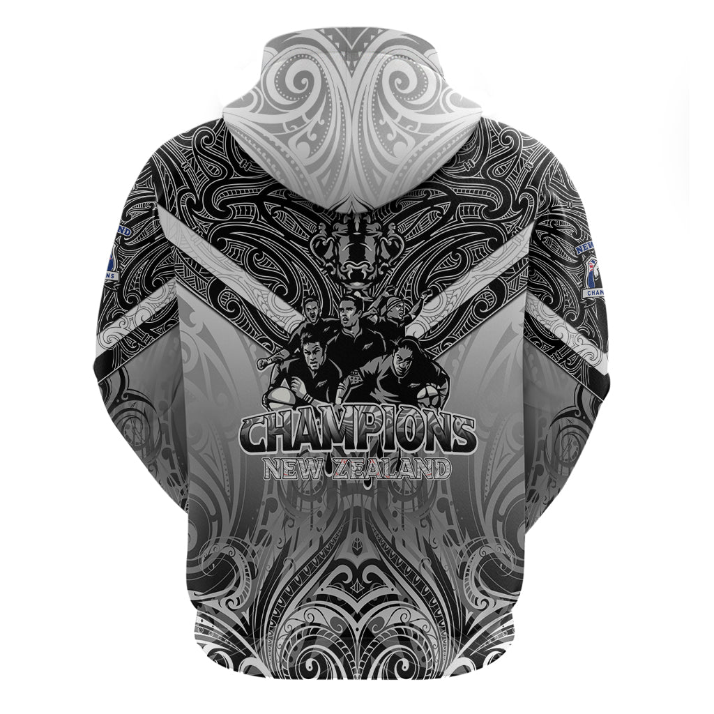 New Zealand Hoodie Rugby Aotearoa Champions - Wonder Print Shop