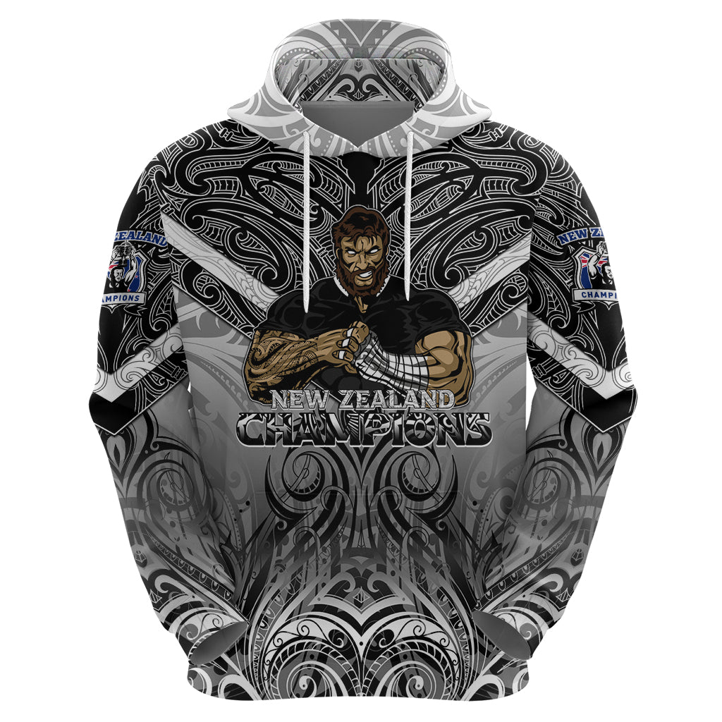 New Zealand Hoodie Rugby Aotearoa Champions - Wonder Print Shop