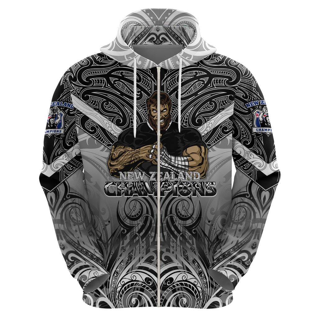 New Zealand Hoodie Rugby Aotearoa Champions - Wonder Print Shop