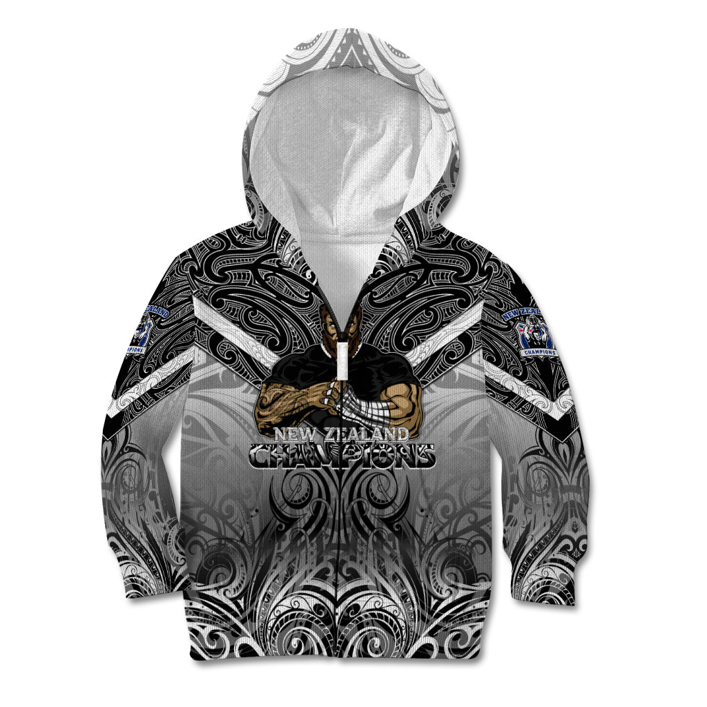 New Zealand Kid Hoodie Rugby Aotearoa Champions - Wonder Print Shop