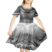 New Zealand Kid Short Sleeve Dress Rugby Aotearoa Champions - Wonder Print Shop