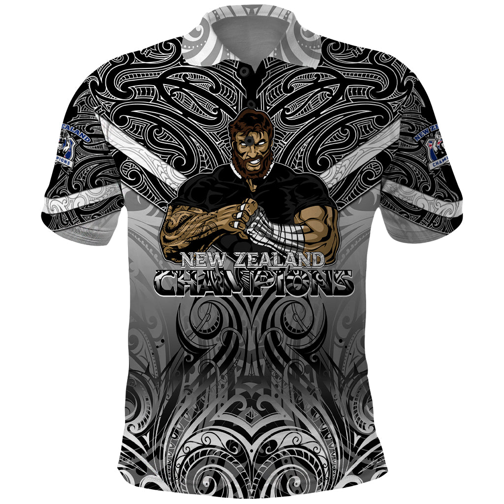 New Zealand Polo Shirt Rugby Aotearoa Champions - Wonder Print Shop