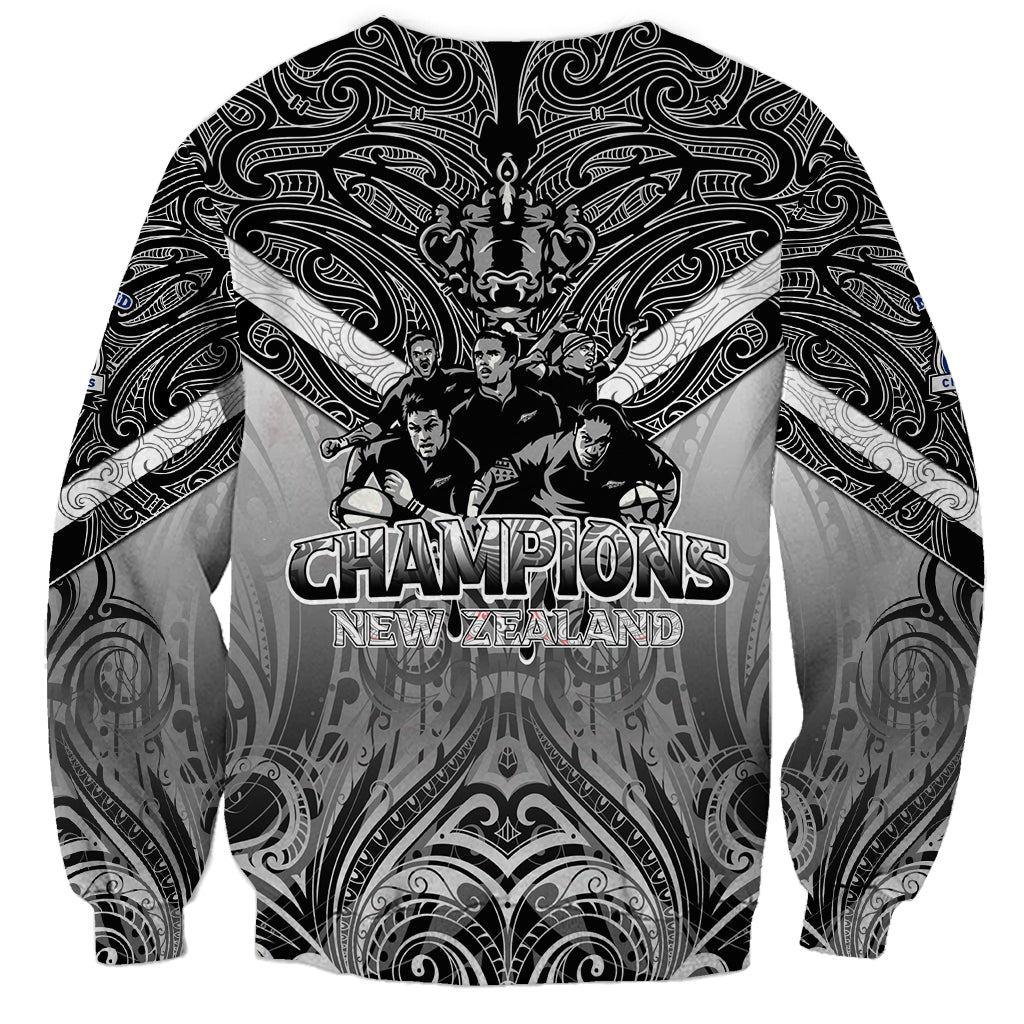 New Zealand Sweatshirt Rugby Aotearoa Champions - Wonder Print Shop