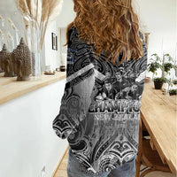 New Zealand Women Casual Shirt Rugby Aotearoa Champions - Wonder Print Shop