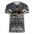 New Zealand Women V Neck T Shirt Rugby Aotearoa Champions - Wonder Print Shop