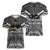 New Zealand Women V Neck T Shirt Rugby Aotearoa Champions - Wonder Print Shop