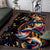 Peacock Bass Fishing Area Rug Waves Art