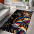 Peacock Bass Fishing Area Rug Waves Art