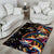 Peacock Bass Fishing Area Rug Waves Art