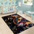 Peacock Bass Fishing Area Rug Waves Art