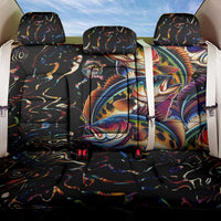 Peacock Bass Fishing Back Car Seat Cover Waves Art