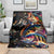Peacock Bass Fishing Blanket Waves Art