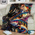 Peacock Bass Fishing Blanket Waves Art
