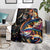 Peacock Bass Fishing Blanket Waves Art