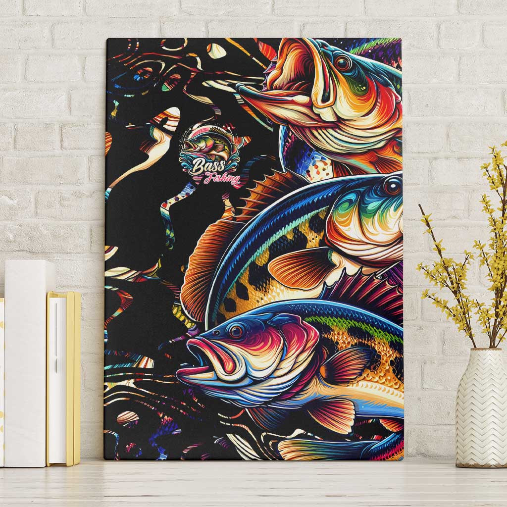 Peacock Bass Fishing Canvas Wall Art Waves Art