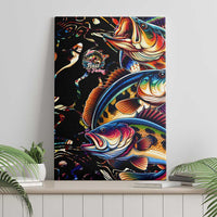Peacock Bass Fishing Canvas Wall Art Waves Art