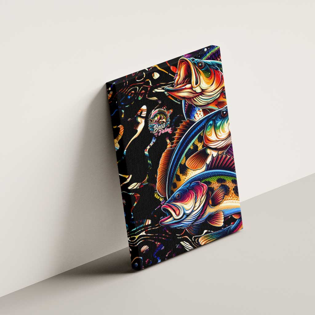 Peacock Bass Fishing Canvas Wall Art Waves Art