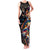 Peacock Bass Fishing Family Matching Tank Maxi Dress and Hawaiian Shirt Waves Art