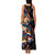 Peacock Bass Fishing Family Matching Tank Maxi Dress and Hawaiian Shirt Waves Art