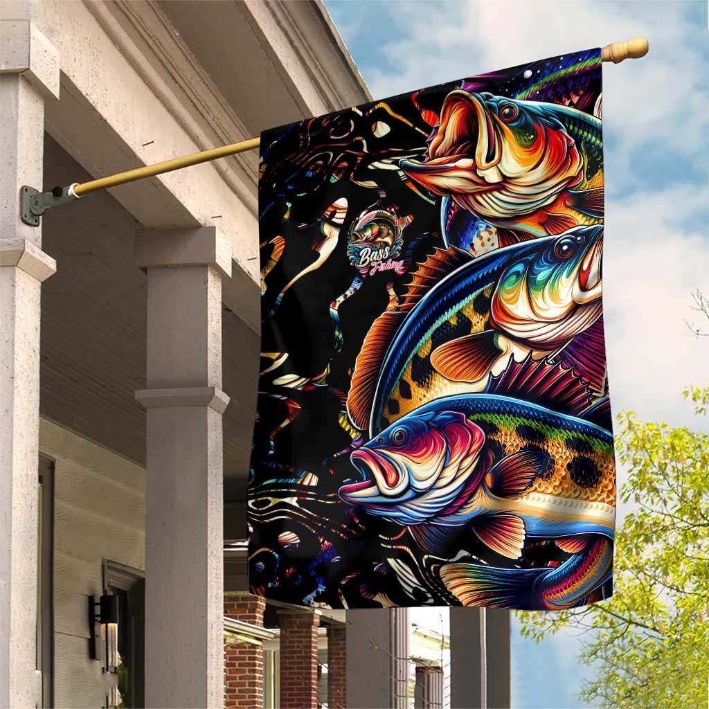 Peacock Bass Fishing Garden Flag Waves Art