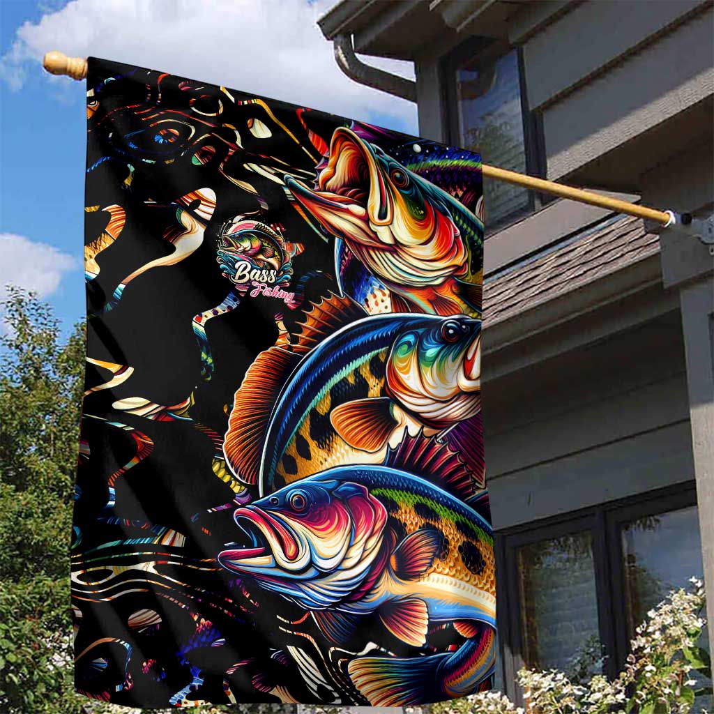 Peacock Bass Fishing Garden Flag Waves Art