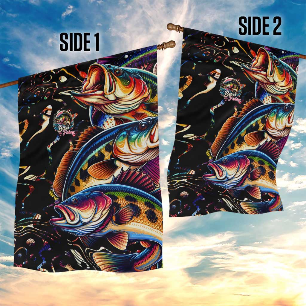 Peacock Bass Fishing Garden Flag Waves Art
