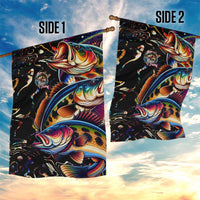 Peacock Bass Fishing Garden Flag Waves Art