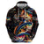 Peacock Bass Fishing Hoodie Waves Art