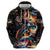 Peacock Bass Fishing Hoodie Waves Art