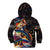 Peacock Bass Fishing Kid Hoodie Waves Art