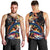Peacock Bass Fishing Men Tank Top Waves Art